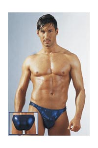 Herren Slip blau M
