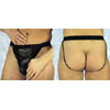Herren Lochjock schwarz L