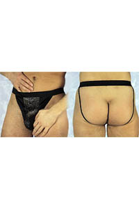 Herren Lochjock schwarz L