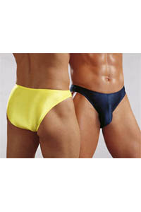 Herren Slip 2er-Pack bl/ge L