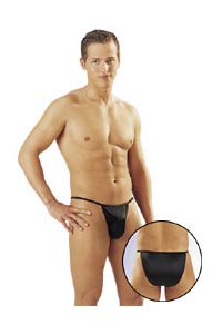 Herren Tanga schwarz L