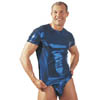 Herren Shirt blau M