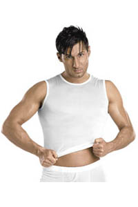 Herren Touch Top weisslig; S