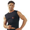 Herren Shirt Herz schwarz S