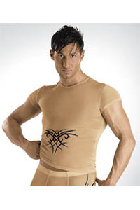 Herren Shirt Tattoo haut XL