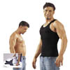 Herren Bauchwegtop schwarz L