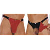 Strip-String schwarz/rot S