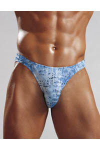 Herren Slip Mozart blau S