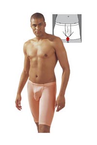 Herren Bermuda lachs M