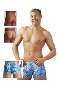 Herren Pants Buchstaben blau M