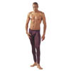 Herren Legging pflaume M