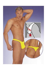 Herren Lift String gelb L