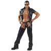 Lederimitat H.Shirt schwarz M