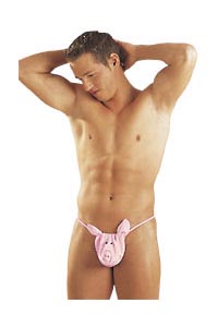 Herren String Pink Pig S-L