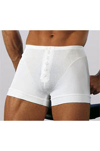 Herren Classic Boxer weisslig; S