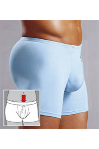 Herren Erotic Boxer hellbl.S