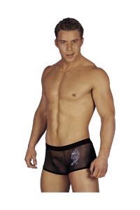 Herren Boxer Drache schwarz S