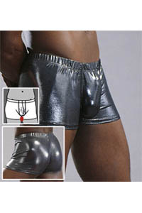 Herren Boxer silber L