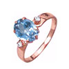 Lady ring, topas, zirkonia