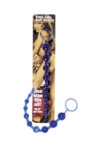 Analkette Jelly blau