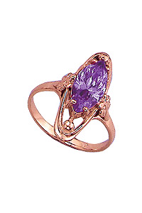 Lady ring, amethyst, 5,1 g.