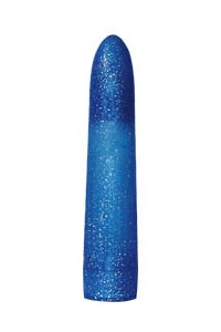 Glitzervibrator blau