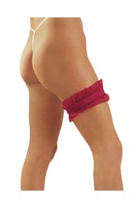 Strumpfband bordeaux S/M