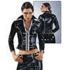 Lack Jacke Leuchtstreifen L