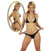Lack Bikini schwarz S-L