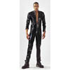 Herren Lack Overall schwarz M