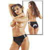Latex Slip schwarz M