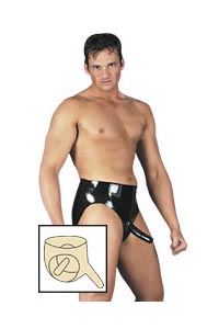 Latex Herren-Slip M/L