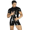 Latex Herren Kurzoverall sw L