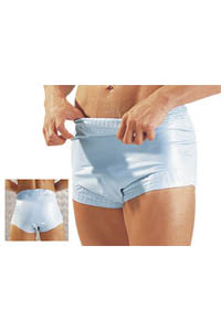 Latex Windelslip hellblau XL