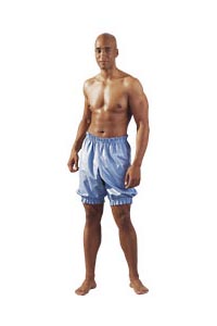 Latex Babyhose hellblau XL