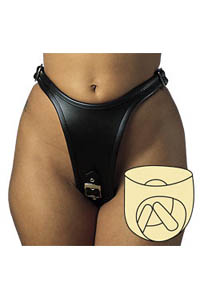 Leder String Innenpenis S-L
