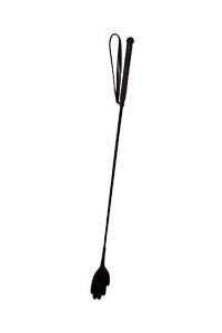 Leder Gerte schwarz