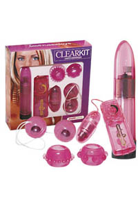 Set Clear-Pink seethru