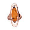 Lady ring, amber