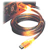 Firewire êàáåë Sharkoon Luminous îðàíæåâûé 2m