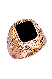 Ìóæñêîå êîëüöî, îíèêñ, 14,0 ã.