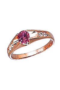 Lady ring, synthetically alexandrite, zirkonia, 3,5 g.