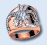 Man´s ring zirkoni